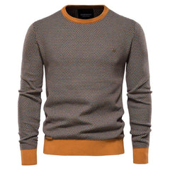 Steinmann | Herrenpullover mit Rautenmuster in Khaki