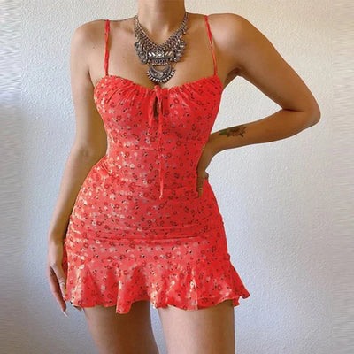 Floriva™ – Elegantes Camisole Sommerkleid mit Blumenmuster