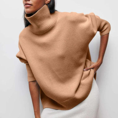 Oversize-Rollkragenpullover CLARA aus Kaschmir