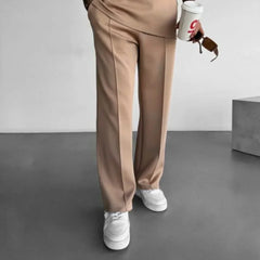 Zurich™ Hose im Maßgeschneiderten Stil mit Lockerer Passform in Khaki