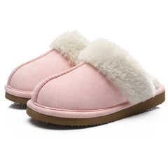 Damen Schal Hausschuhe in Pink