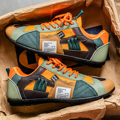 Riemelt - Bequeme Schnür Turnschuh in Oranje