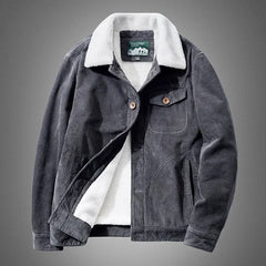 Steffen - Bequeme Winterjacke in Grau