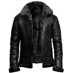 Imogen™ - Warme Lederjacke in Schwarz (Fast ausverkauft)