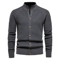 Ottmar | Exklusive Baumwoll-Cardigan in Grau