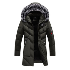 Kevin - Warme Winterjacke in Grün