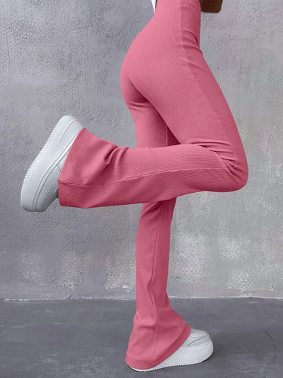 Virginia® | Gerippte Schlaghose mit hoher Taille