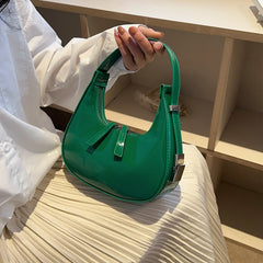 Chloe - Hobo-Tasche aus Leder - Mode Handtasche in Grün S