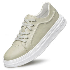 Leder Herrenschuhe in Beige