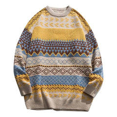 Levi | Vintage Icelandic Sweater in Yellow