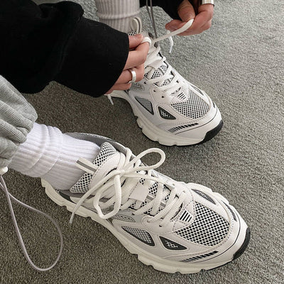Chunky Retro-Mesh Turnschuhe für Herren