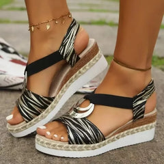 Reese | Fußgewölbestütze Leicht Sandalen in Schwarz