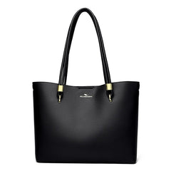 Maelie – Schultertaschen aus Leder in Schwarz