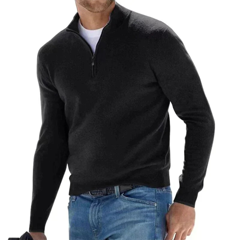 Ralf Polo - Modischer Reißverschluss-Pullover für Männer