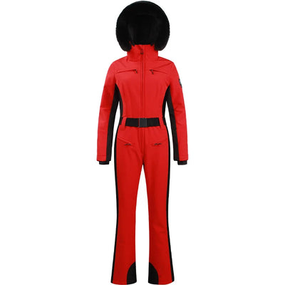 Einteiliger Skianzug für Damen | Wintersportbekleidung