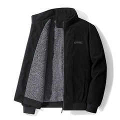 Max | Cordjacke mit Fleecefutter für Herren in Schwarz