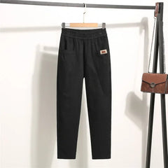 Marelise™ Hose Mit Großen Taschen und Verstellbarem Bund in Schwarz