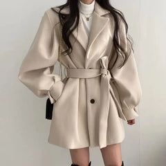 Damen Trenchcoat mit Gürtel | Elegante in Beige
