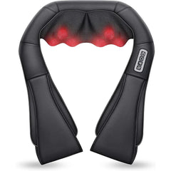 RelaxPro Multifunktionaler Tiefenwärme-Massagegerät für Nacken, Rücken, Schultern und Beine in Schwarz