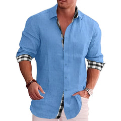 Oliver - Modisches und Bequemes Hemd in Blau