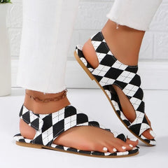 Rosalie | Gepolstert Riemchen Sandalen in Weiß