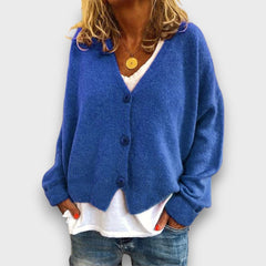 Shamira – Strickcardigan in Blau