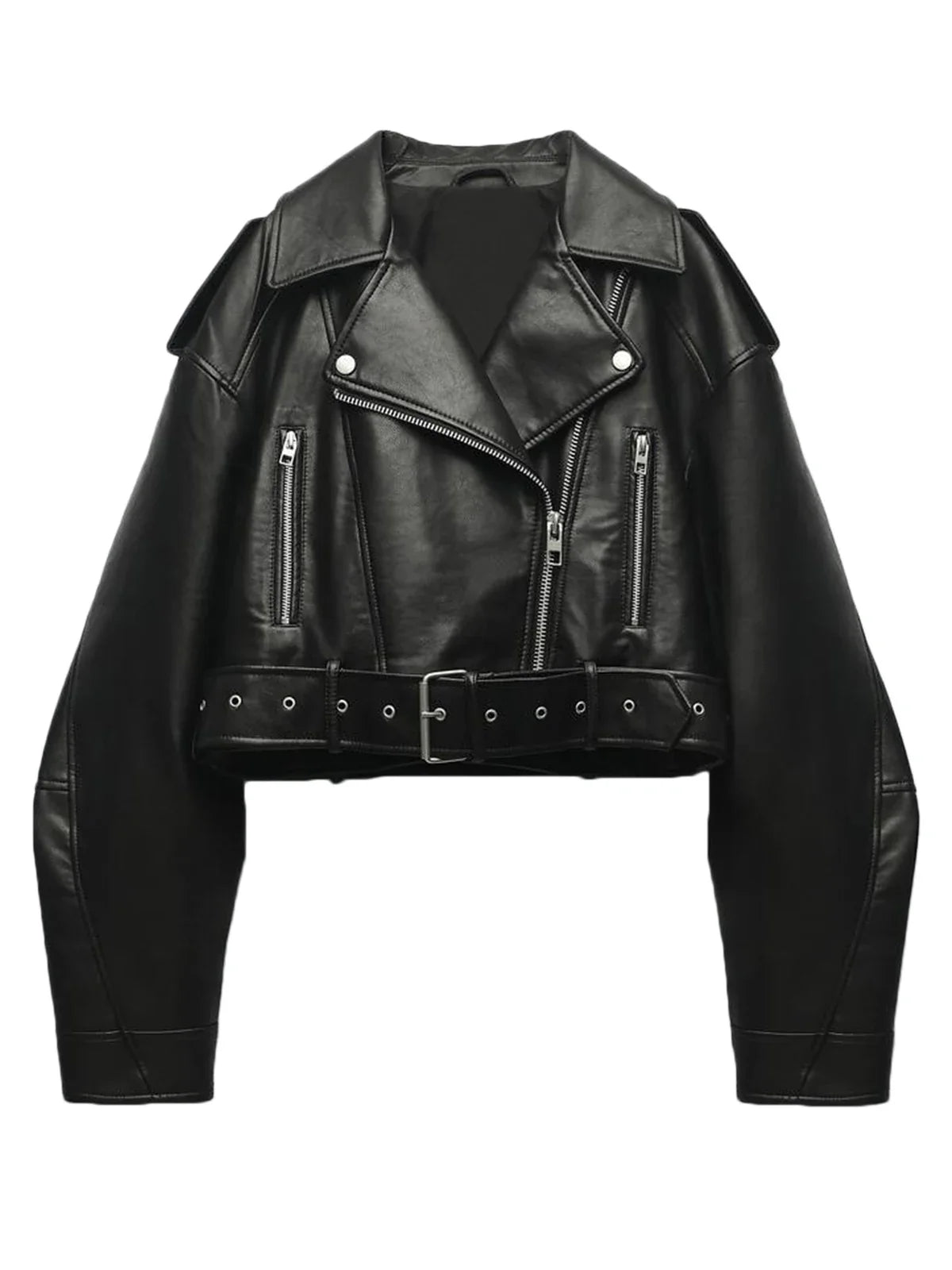 Klassische Damen Bikerjacke | Lässig