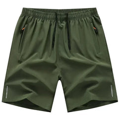 Zorion - Performance-Laufshorts in Armeegrün