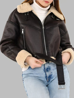 Anika-Marie® | Mutige & stilvolle Jacke in Kaffee