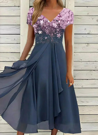 Caelina | Stilvolles Midi-Kleid