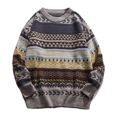 Levi | Vintage Icelandic Sweater in Grey