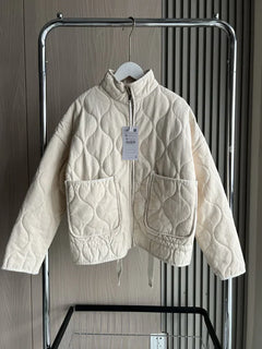Zara™ - Vintage Steppjacke in Beige