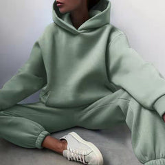 Mave | Oversize-Jogging-Set in Hellgrün