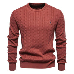 Moritz | Warmer Herrenpullover aus weichem Strick in Rot