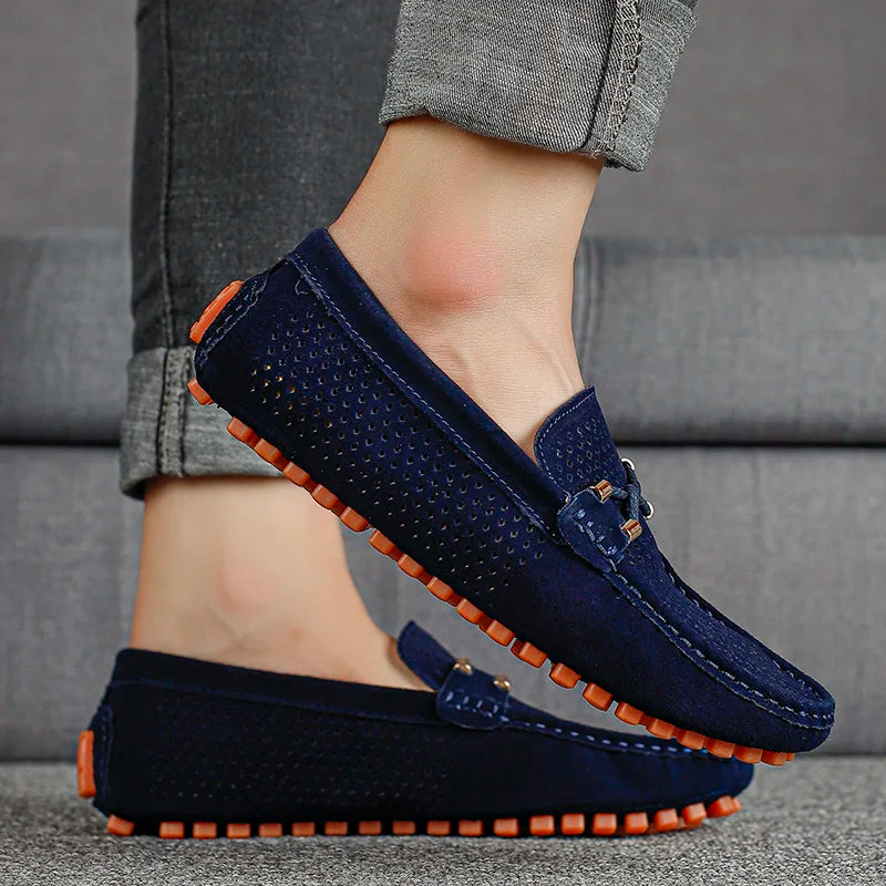 Semelle plate | Chaussures en cuir respirant