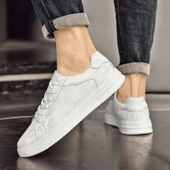 Garant | Damen Orthopädische Leder Sneaker Schuhe in Weiß