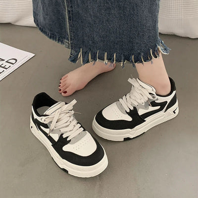Myka - Trendige Freizeit-Sneakers - Plateau-Stil
