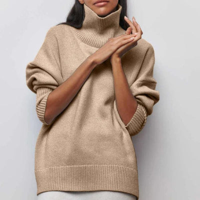 Oversize-Rollkragenpullover CLARA aus Kaschmir
