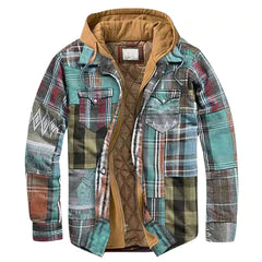 Artisan - Herrenjacke mit Kapuze in Grau