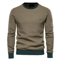 Steinmann | Herrenpullover mit Rautenmuster in Grün