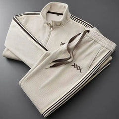 Lucien | Elegantes Baumwoll-Set für Herren in Beige
