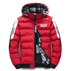 Stephen - Gesteppte Herren-Winterjacke in Rot