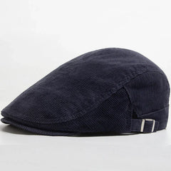 Beeckhoven™ | Stylish Corduroy Cap in Marineblau