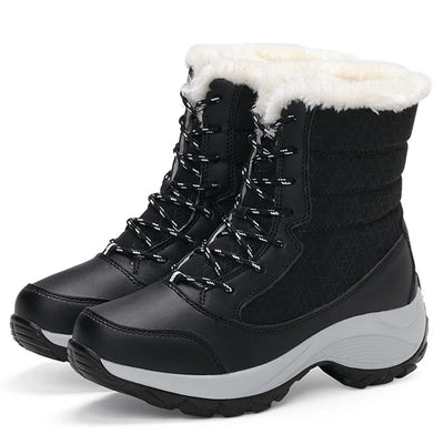 Damen Plateau-Schneestiefel | Lässig