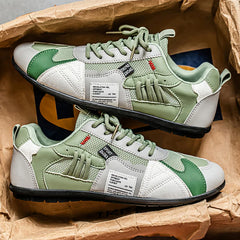 Mats | Bunte Retro-Sneaker in Grün
