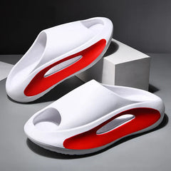 Schaumstoff-Sandalen in Weiß