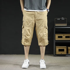 Nariko | elastische Cargo-Hose in Khaki