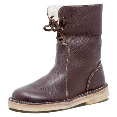 Amanda – Winterstiefel im Vintage-Stil – Fellgefüttert