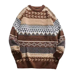 Levi | Vintage Icelandic Sweater in Coffee