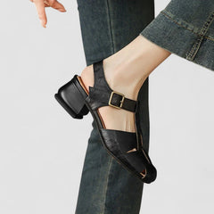 Margaretha® | Orthopädische Mary Jane Schuhe in Schwarz